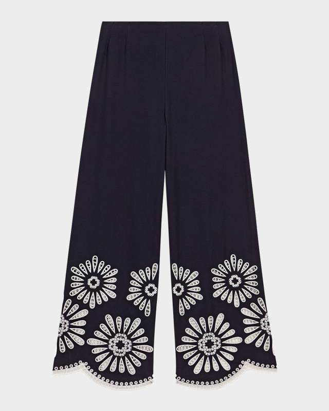 Puba Crochet Flower Pants